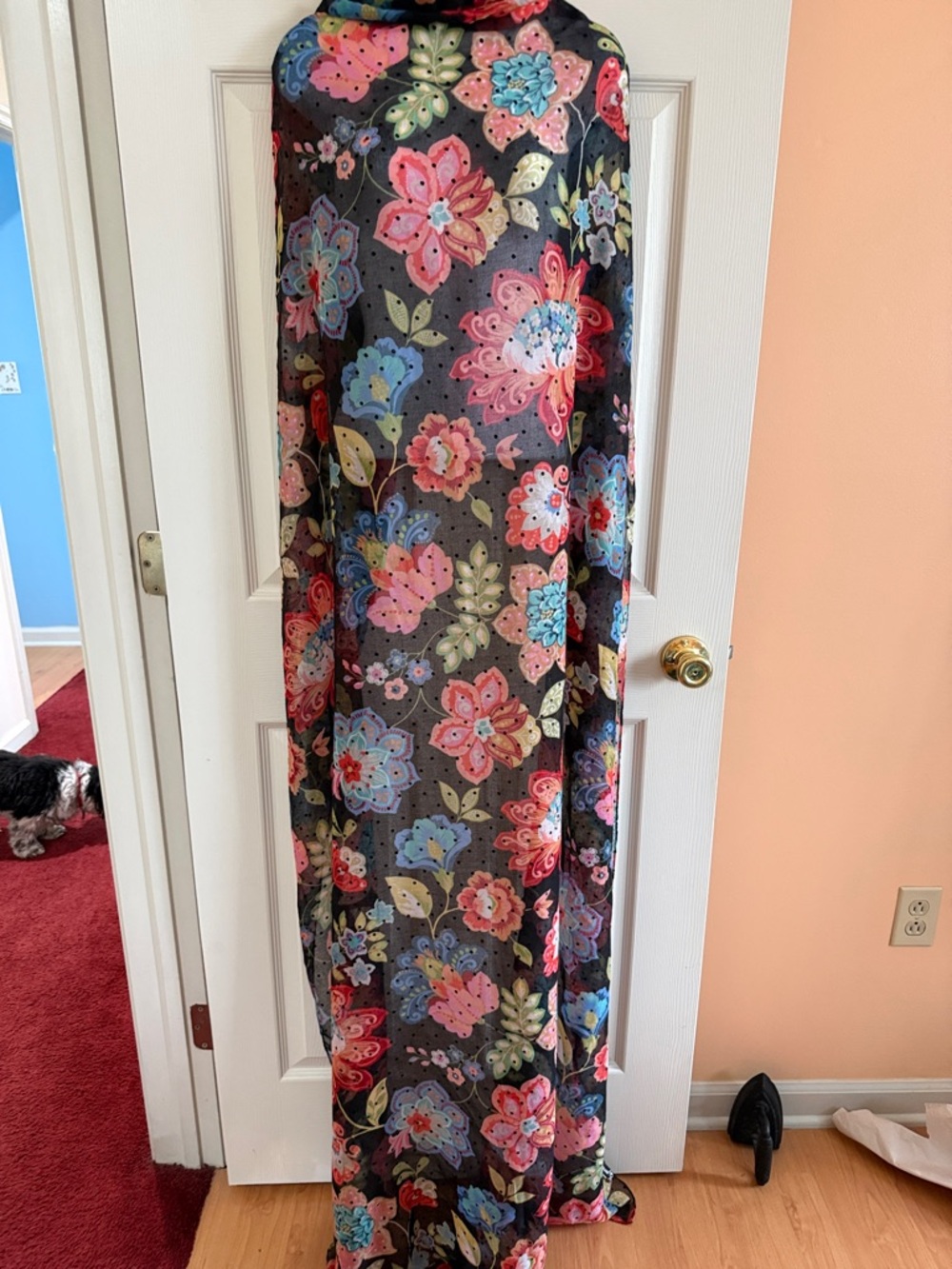 Desigual Floral Multicolor Scarf Wrap